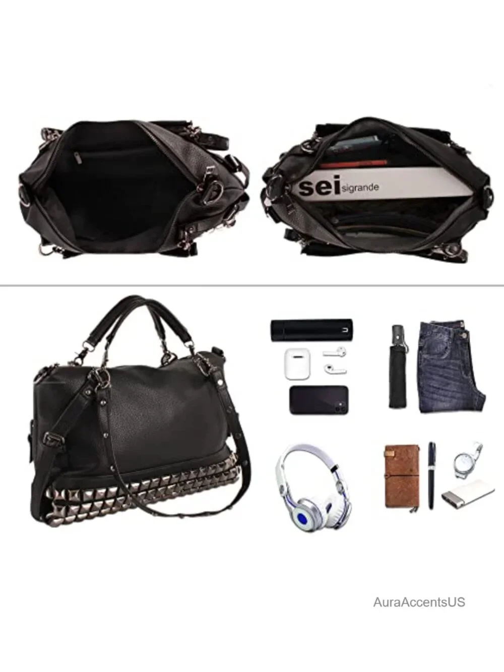 Hobo Handbag Women Large Crossbody Purse Top Handle Faux Leather